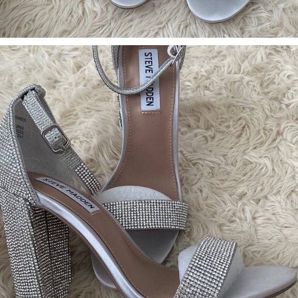 Steve Madden Crystal Heels NEW / box - Picture 4 of 6